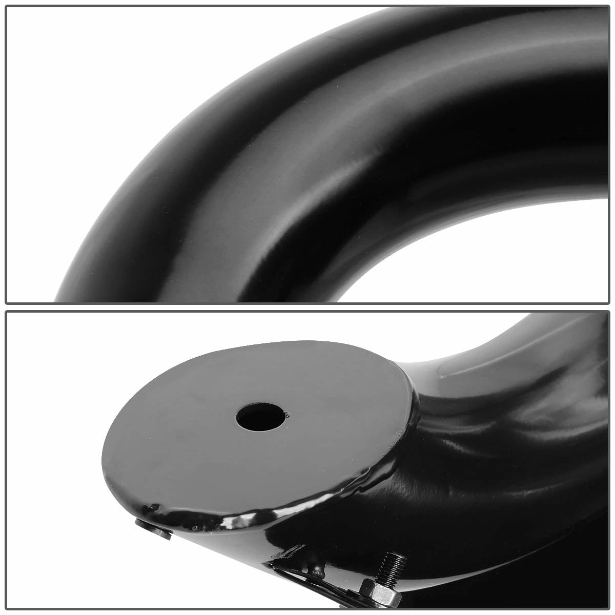 00-07 Toyota Tundra Sequioa Bull Bar w/Skid Plate - Stainless Steel - Black