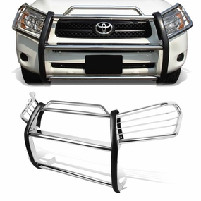 01-05 Toyota RAV4 Brush Grille Guard - Stainless Steel