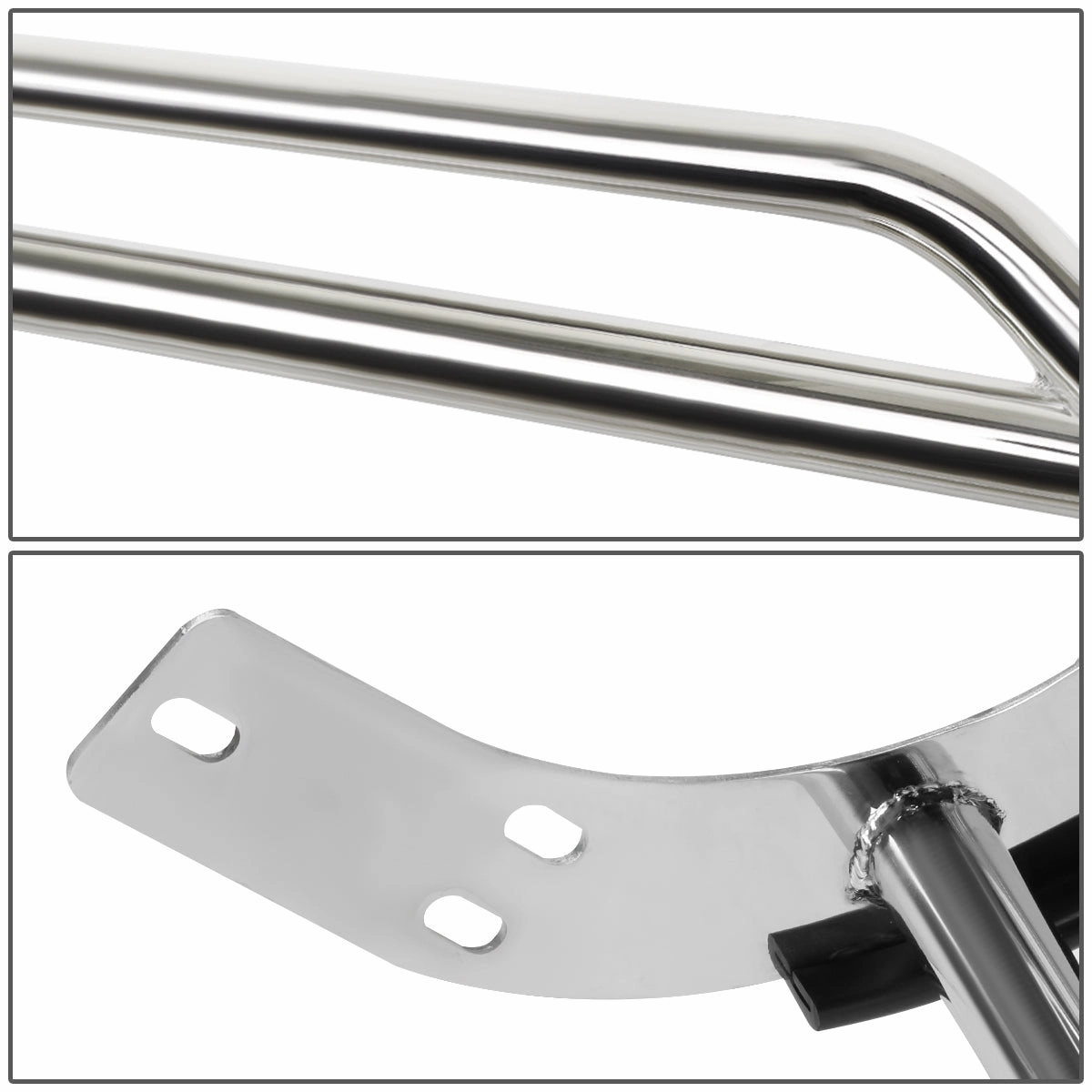 01-05 Toyota RAV4 Brush Grille Guard - Stainless Steel