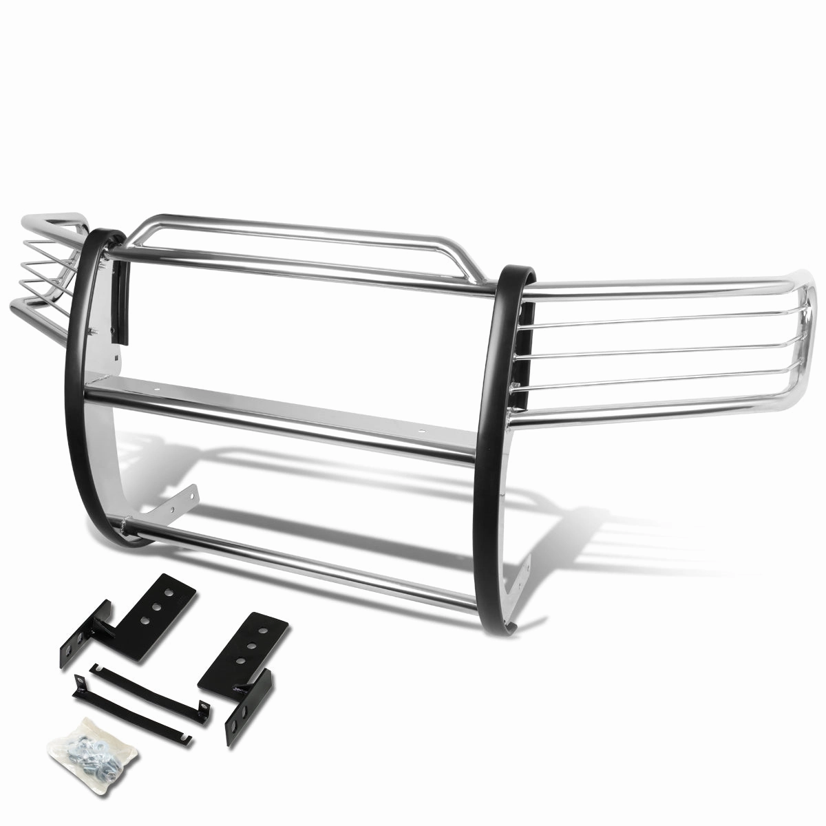 01-07 Toyota Sequoia Brush Grille Guard - Stainless Steel