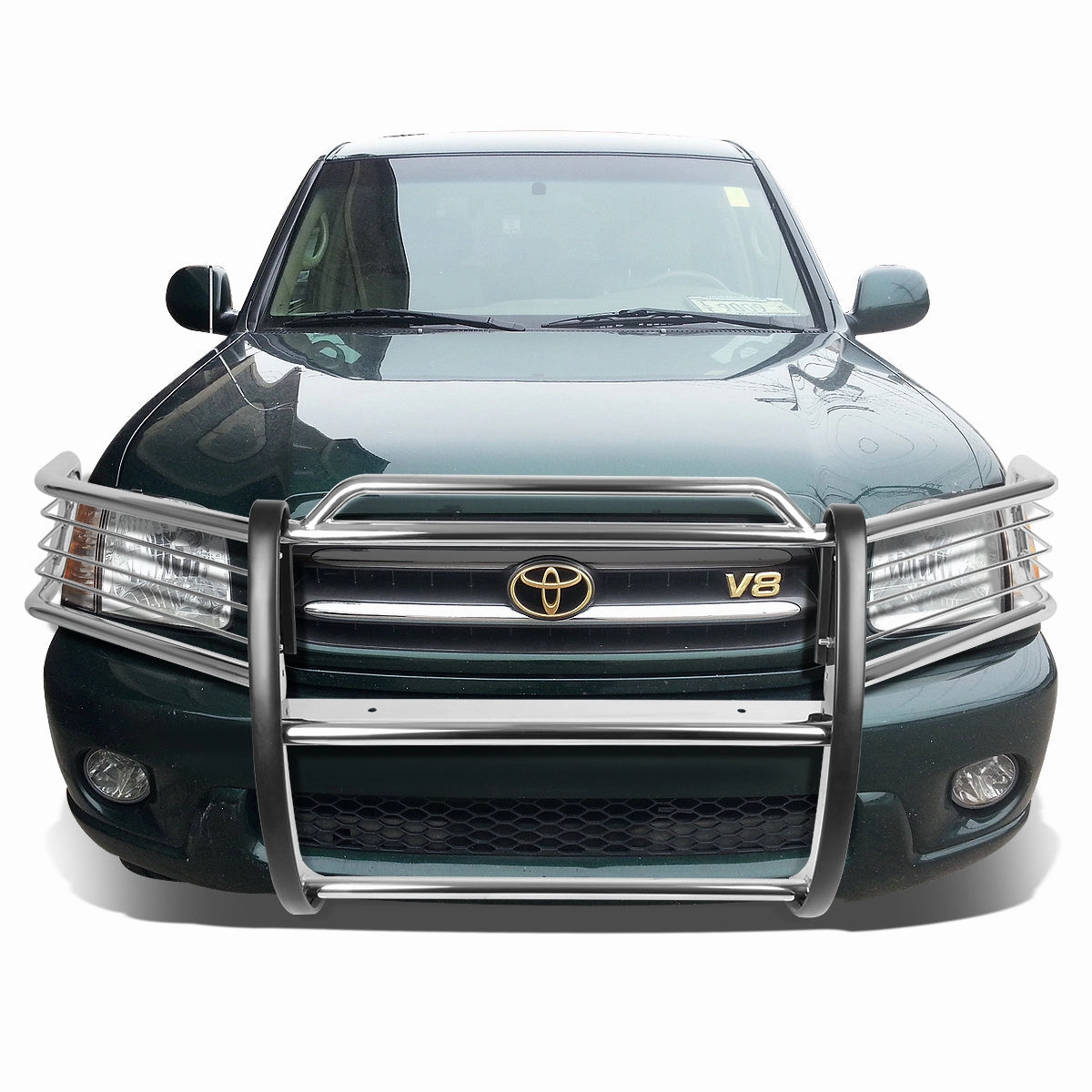 01-07 Toyota Sequoia Brush Grille Guard - Stainless Steel