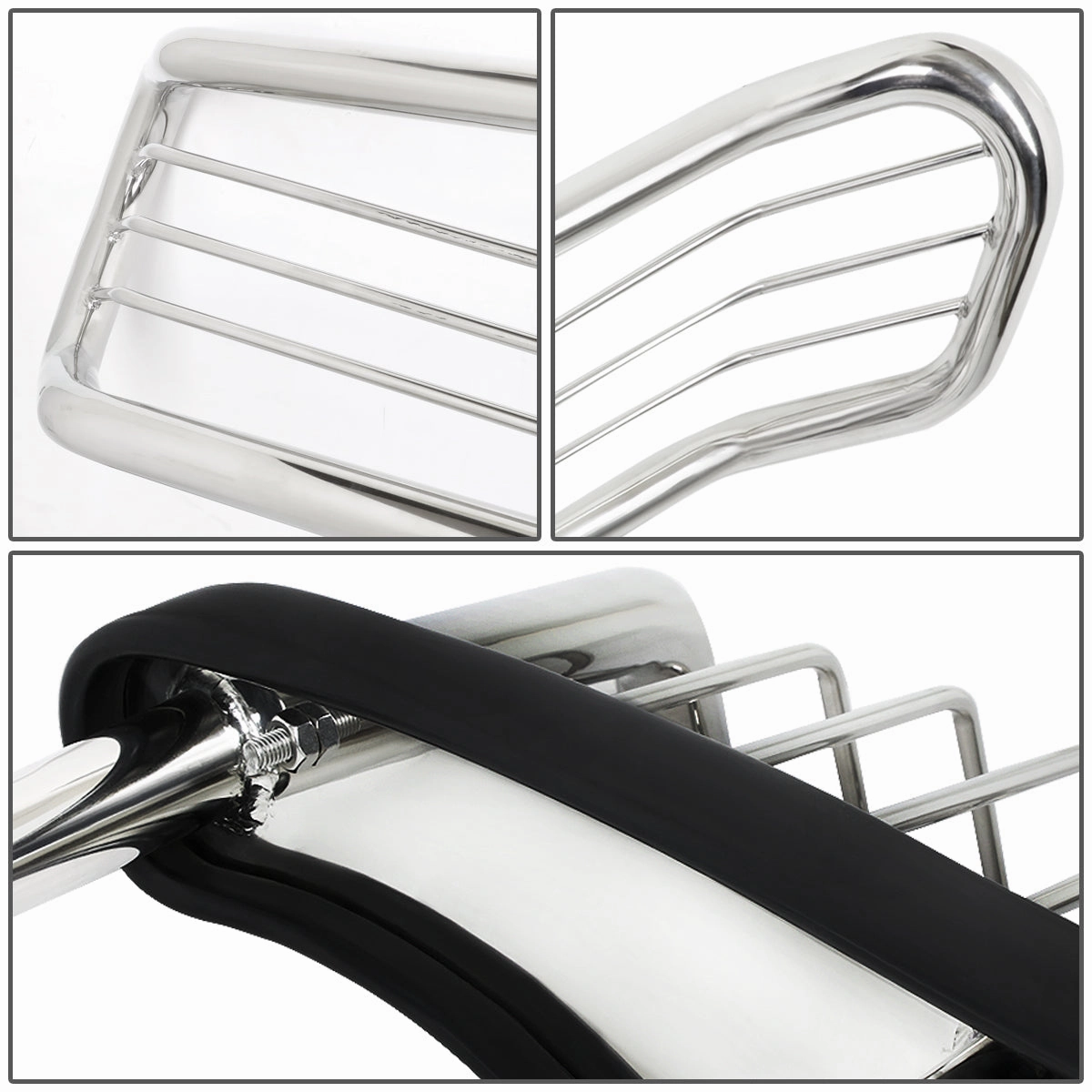 01-07 Toyota Sequoia Brush Grille Guard - Stainless Steel