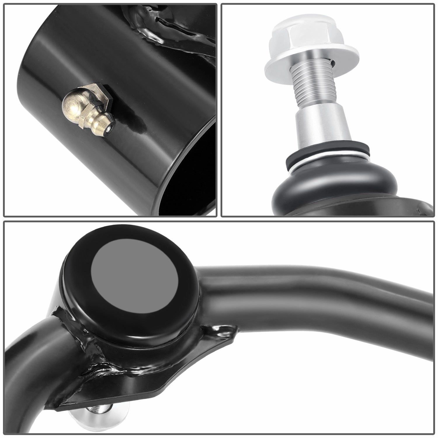 04-22 Ford F150 Lincoln Mark Lt 2-4 in. Lifted Front Upper Control Arms (Black)