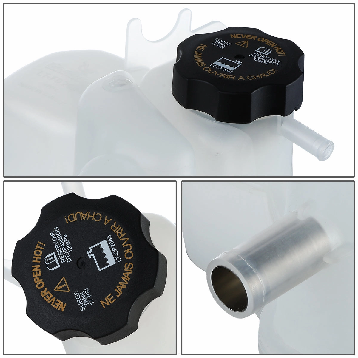 05-12 Ford Escape Mercury Mariner 2.5L 3.0L Coolant Overflow Reservoir w/ Cap