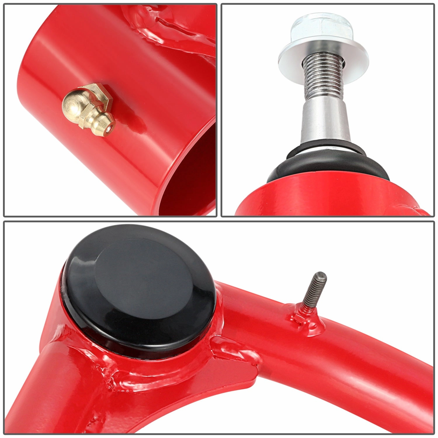 05-22 Toyota Tacoma PreRunner 4WD 2-4 in. Lift Front Upper Control Arms (Red)