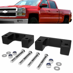 07-22 Chevy Silverado GMC Sierra 1500 2.5 in. Front Lower Leveling Spacer Kit