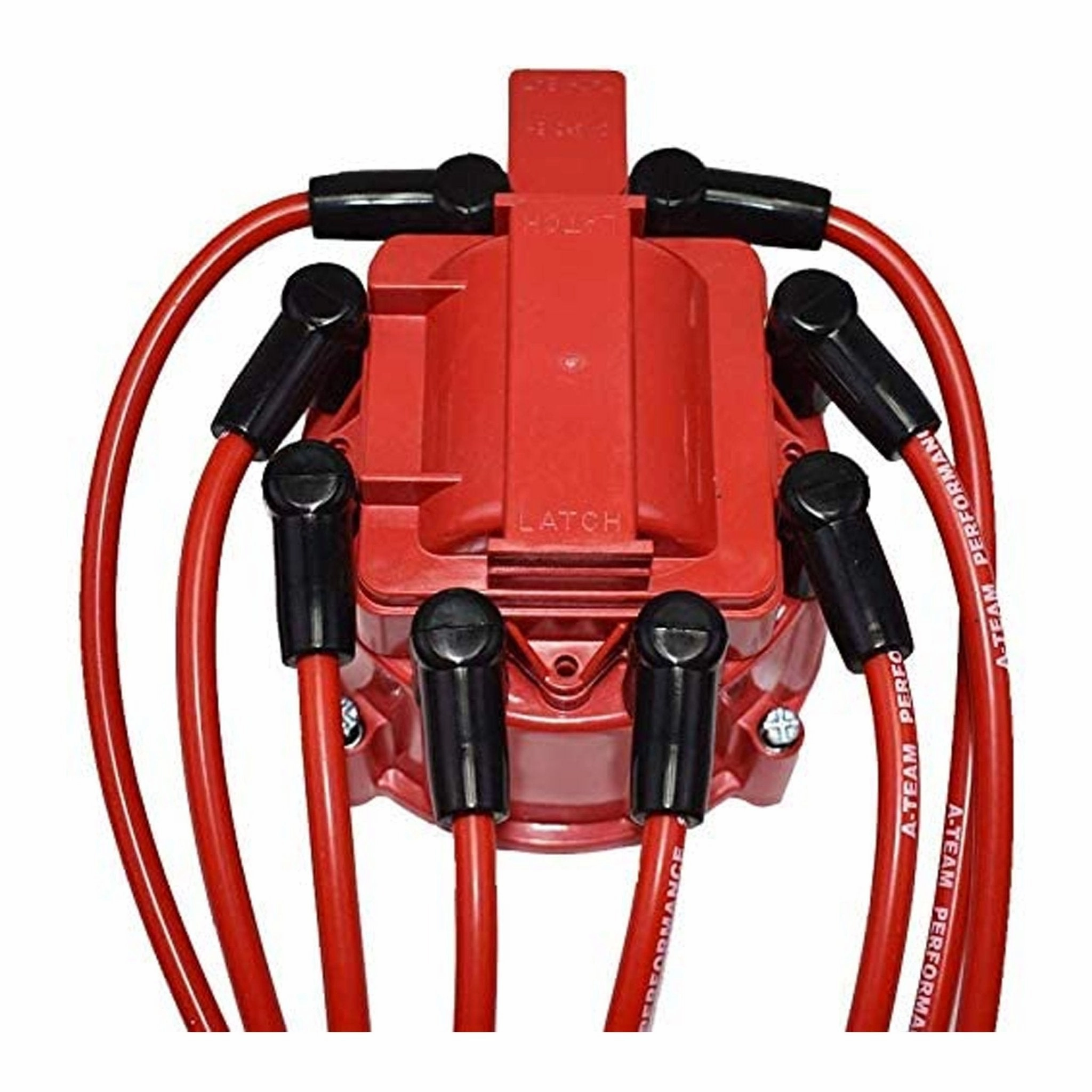 10495798 OEM Distributor HEI651R & Red Spark Plug Wires for GMC CHEVY 4.3L V6 TBI EFI 1985-199 6CYL Blazer S10 S15 Jimmy Sonoma C K Truck Pontiac Red Cap