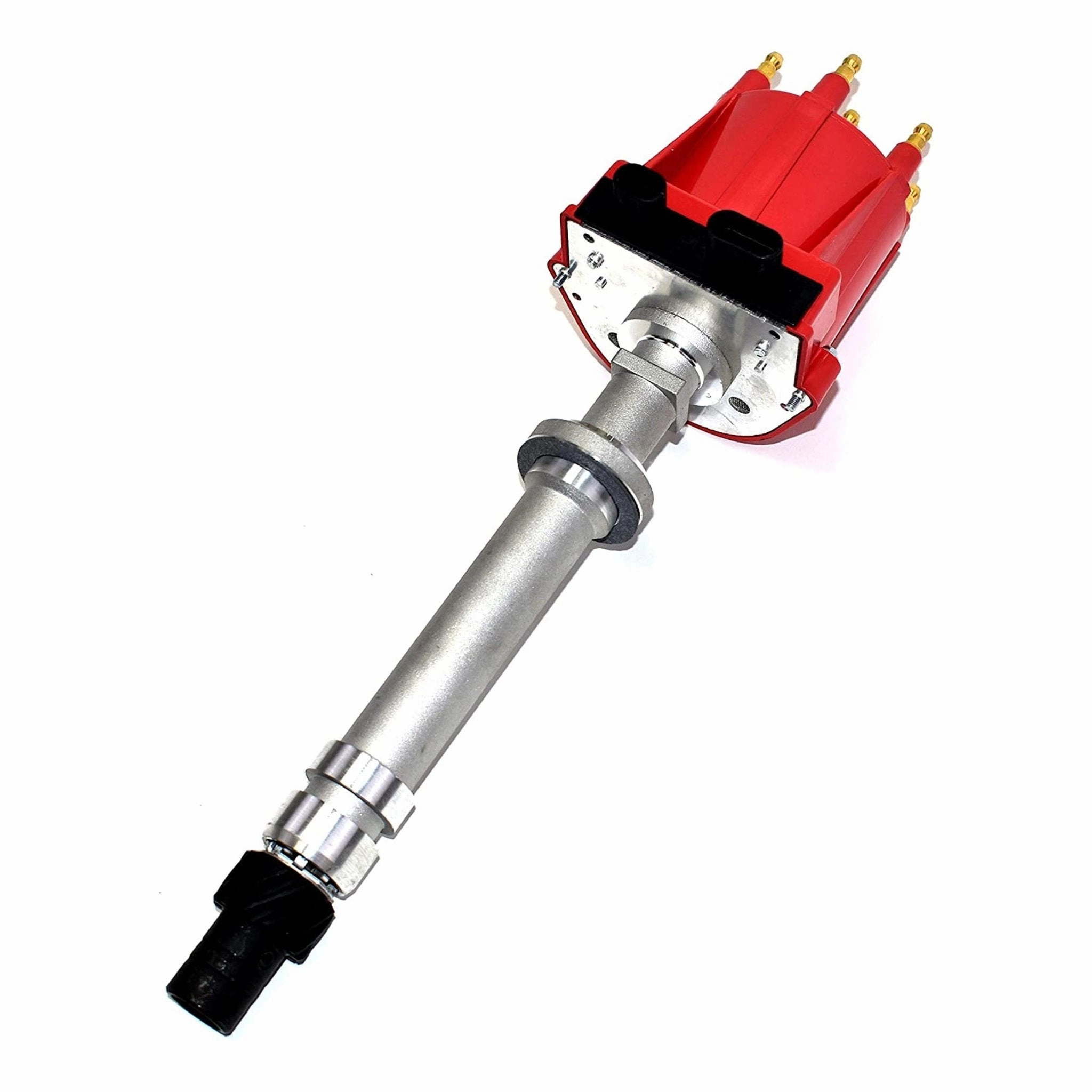 10495798 OEM Distributor HEI651R & Red Spark Plug Wires for GMC CHEVY 4.3L V6 TBI EFI 1985-199 6CYL Blazer S10 S15 Jimmy Sonoma C K Truck Pontiac Red Cap
