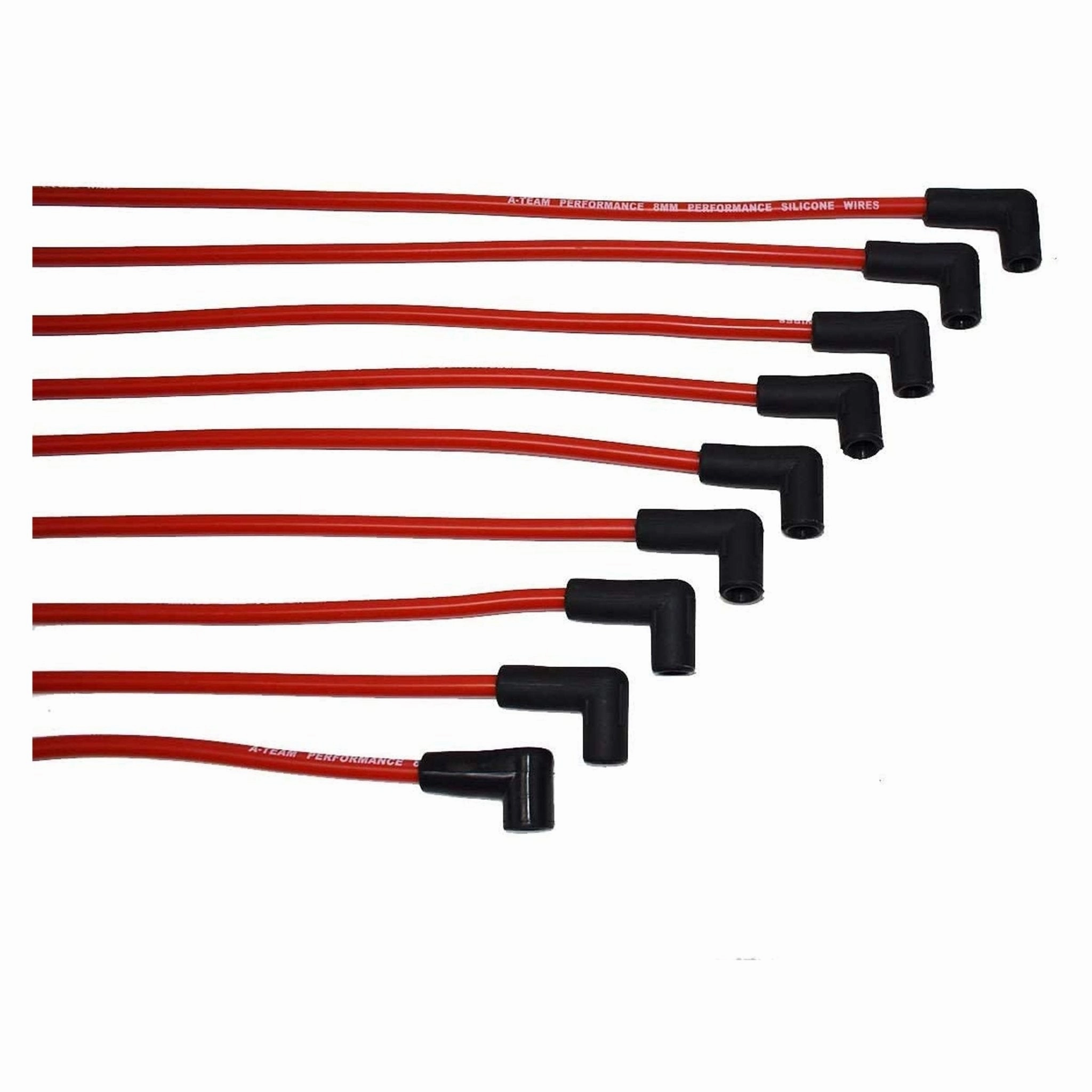 10495798 OEM Distributor HEI651R & Red Spark Plug Wires for GMC CHEVY 4.3L V6 TBI EFI 1985-199 6CYL Blazer S10 S15 Jimmy Sonoma C K Truck Pontiac Red Cap