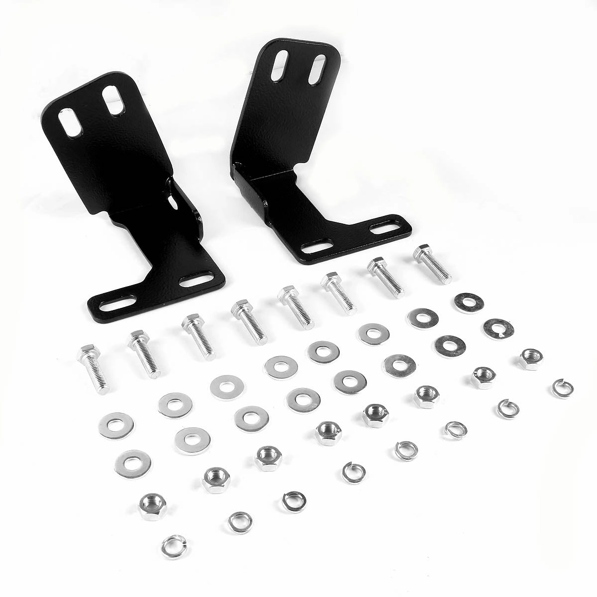 10-18 Dodge Ram 2500 3500 Bull Bar w/Skid Plate - Stainless Steel - Black