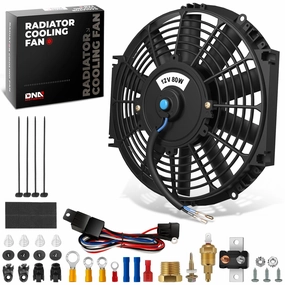 10 in. Electric Radiator cooling Fan Switch Relay Kit