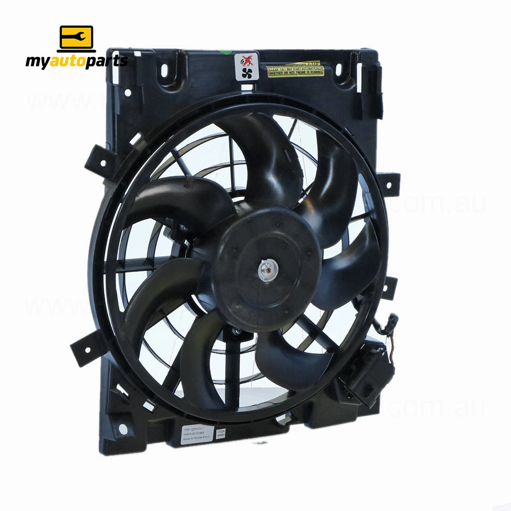 12 v Radiator Fan Assembly Aftermarket Suits Holden Astra AH 2004 to 2009 1.8L Petrol