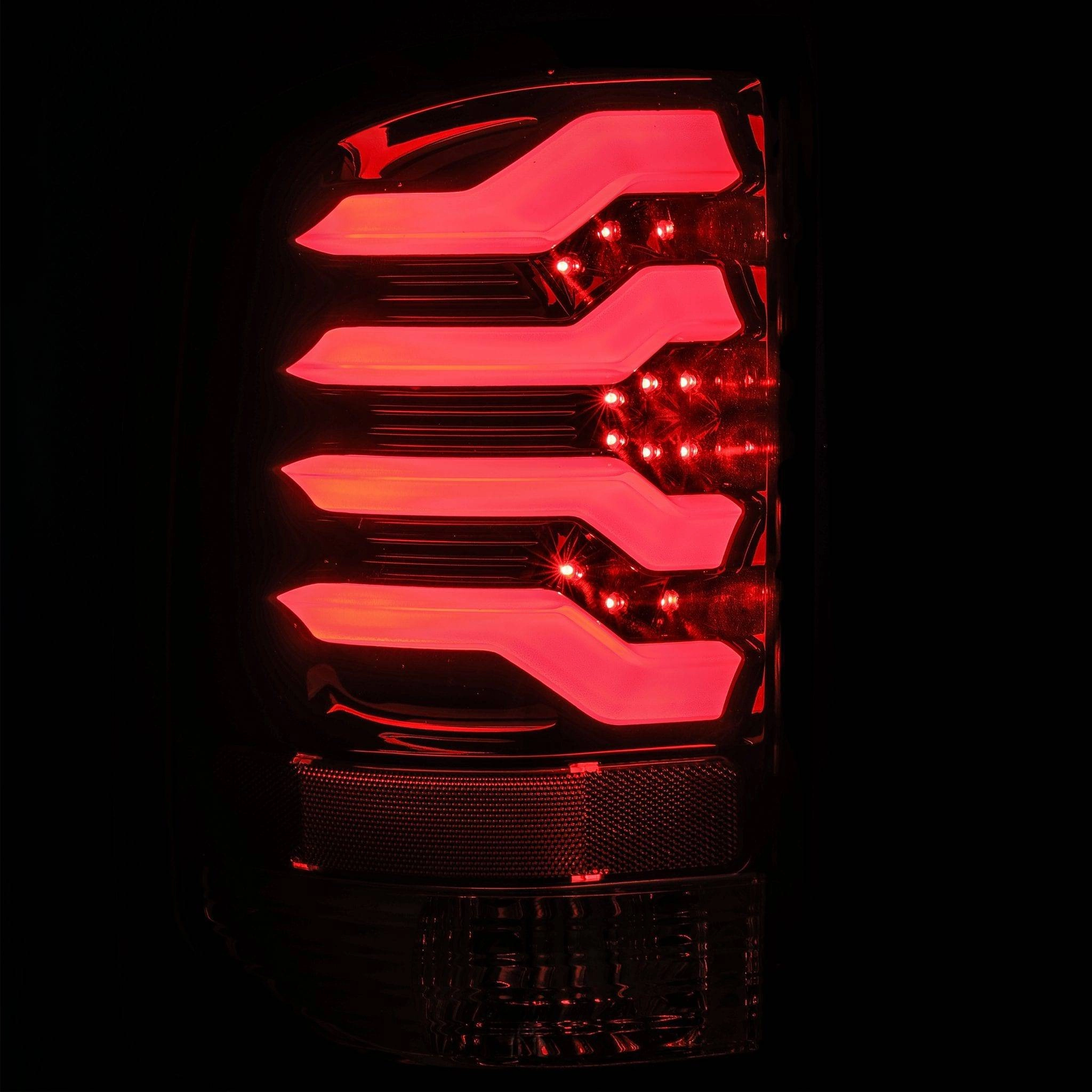 14-18 GMC Sierra 1500/2500HD/3500HD PRO-Series LED Tail Lights Red Smoke