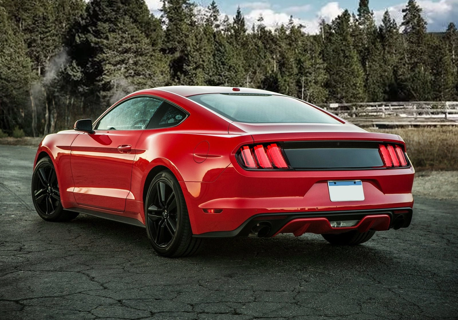 15-23 Ford Mustang NOVA-Series Prismatic LED Tail Lights Alpha-Black