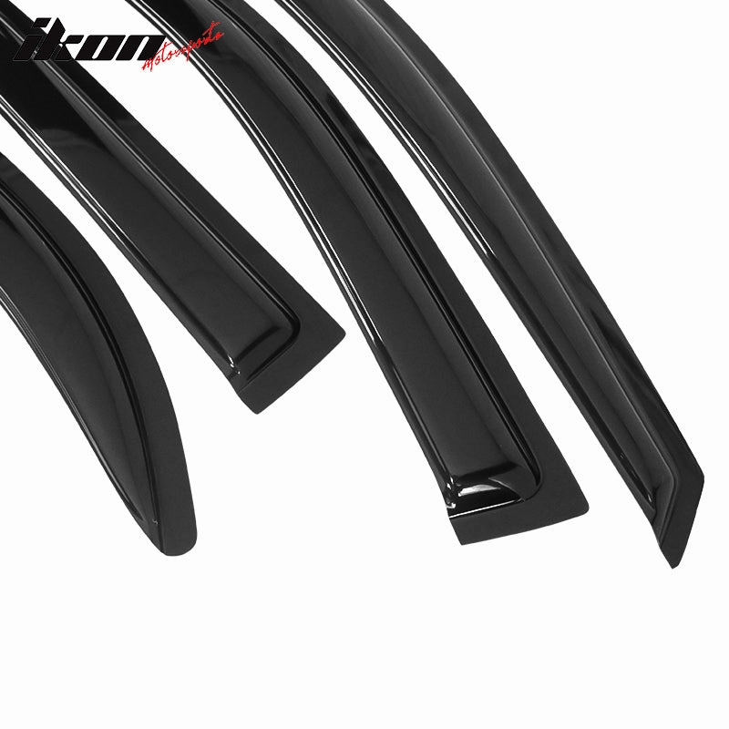 1993-1997 Toyota Corolla Sedan Tape on Window Visors Guard Acrylic