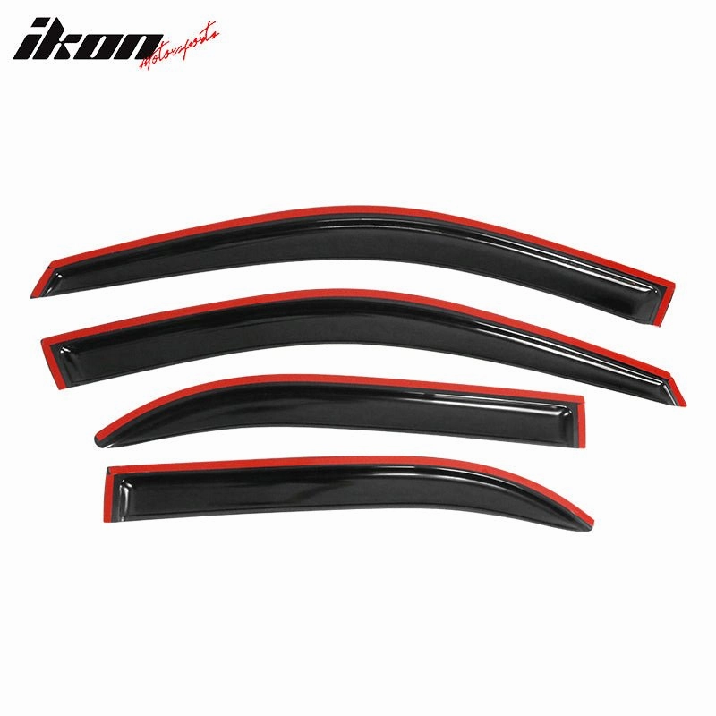 1993-1997 Toyota Corolla Sedan Tape on Window Visors Guard Acrylic