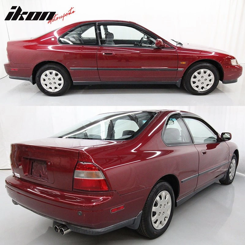 1994-1997 Honda Accord Slim Style Smoke Tinted Window Visors Acrylic