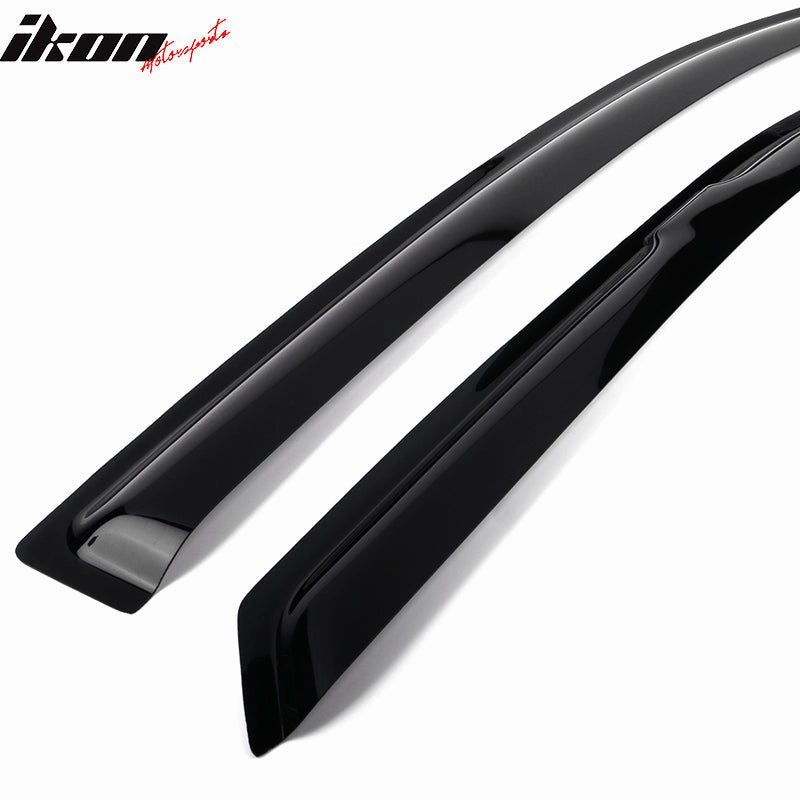 1994-1997 Honda Accord Slim Style Smoke Tinted Window Visors Acrylic