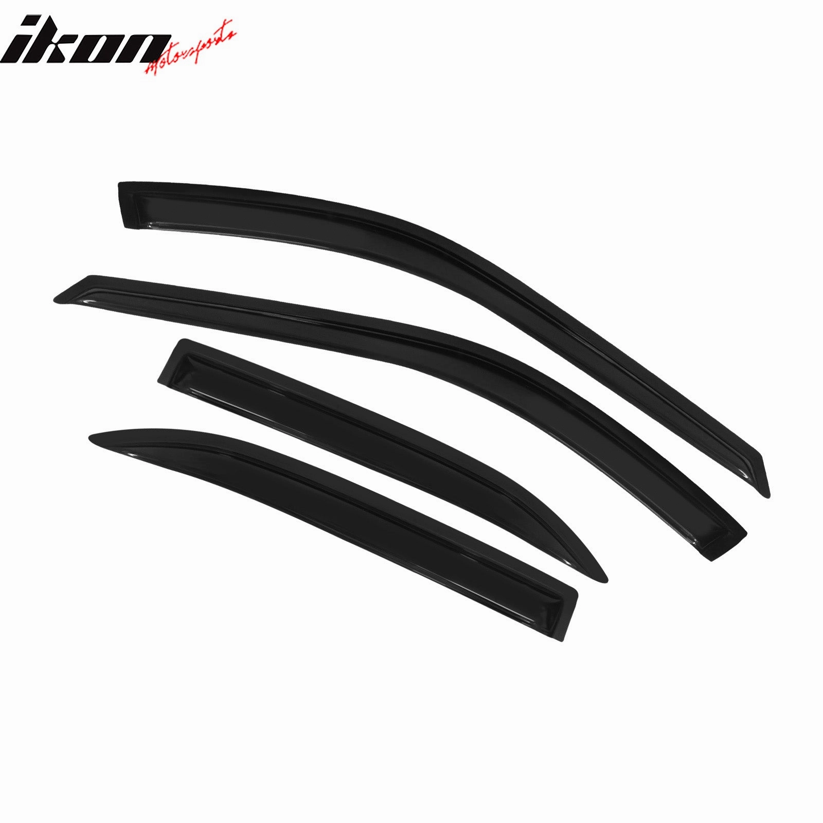 1994-1997 Honda Accord Window Visors Slim Style Smoke Tinted Acrylic