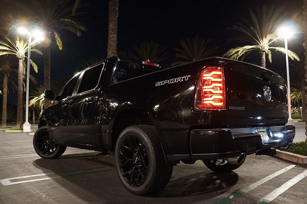 19-24 Ram 1500 LUXX-Series LED Tail Lights Alpha-Black