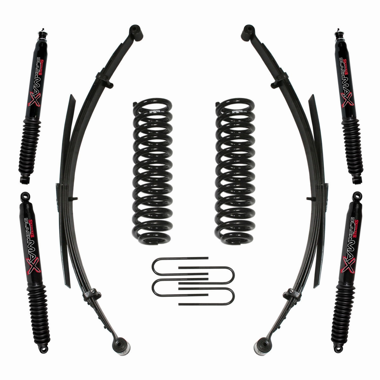 1.5-2 in. Lift System w/ Black MAX Shocks <br> 89-97 Ford Ranger, 94-97 Mazda B4000