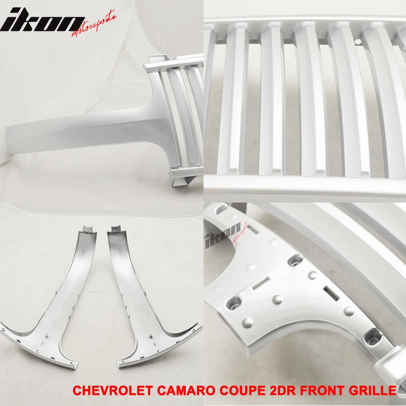 2000-2006 Tahoe Suburban Front Hood Bumper Grille Guard ABS Silver