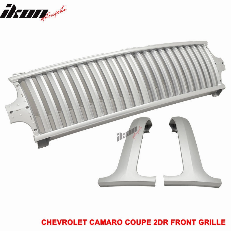 2000-2006 Tahoe Suburban Front Hood Bumper Grille Guard ABS Silver