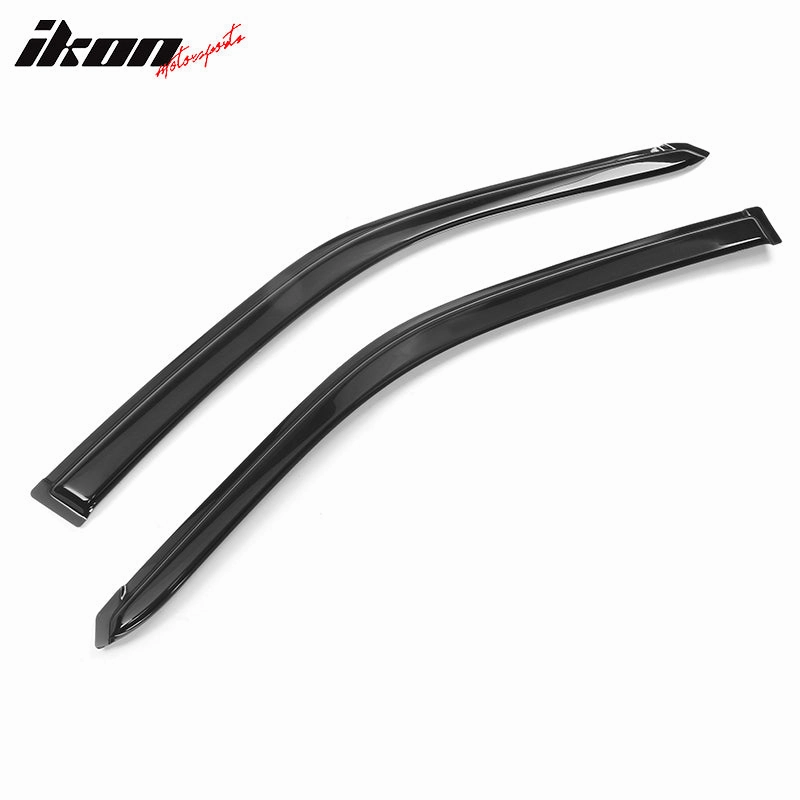 2001-2005 Honda Civic Slim Style Smoke Tinted Visor Windows Acrylic