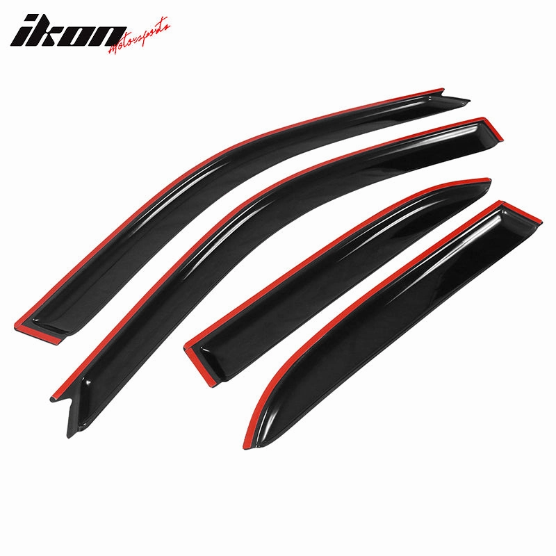 2001-2005 Lexus IS300 Sedan Slim Style Smoke Visor Windows Acrylic