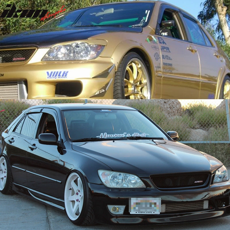 2001-2005 Lexus IS300 Sedan Slim Style Smoke Visor Windows Acrylic