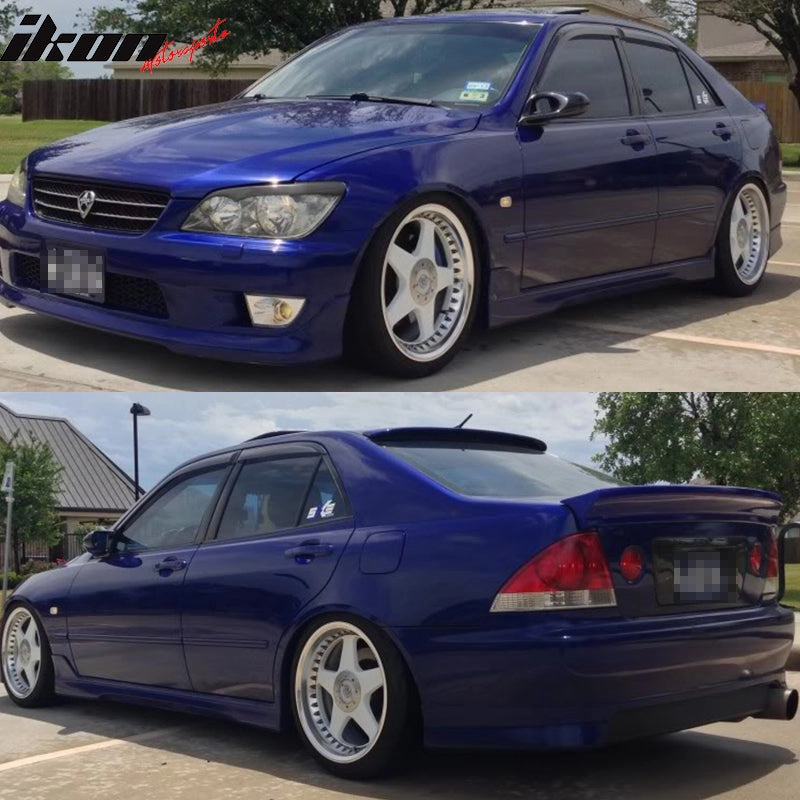 2001-2005 Lexus IS300 Sedan Slim Style Smoke Visor Windows Acrylic