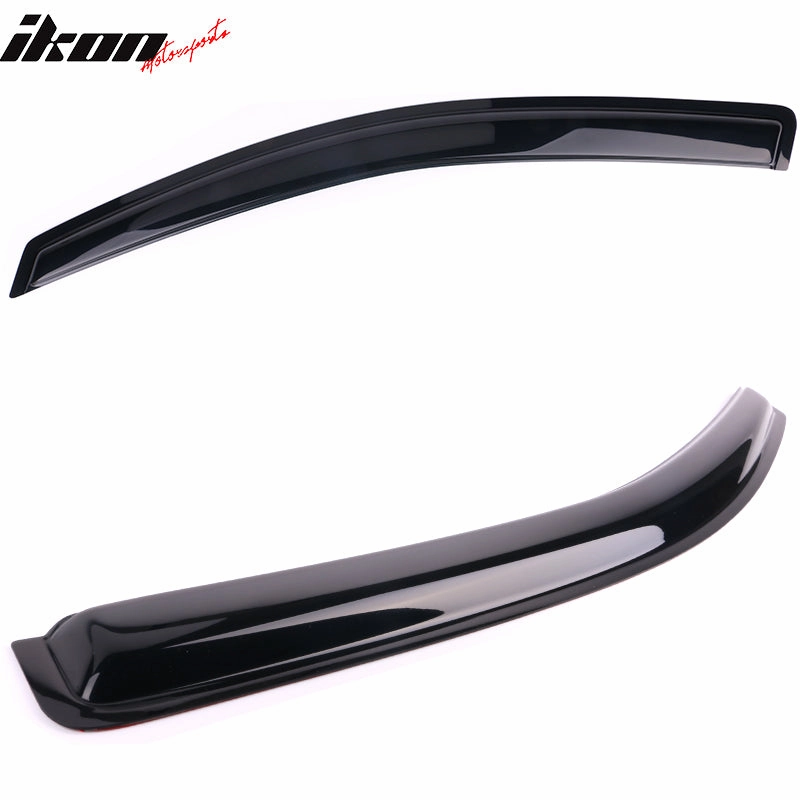 2004-2015 Nissan Titan Smoke Tinted Slim Style Visor Windows Acrylic