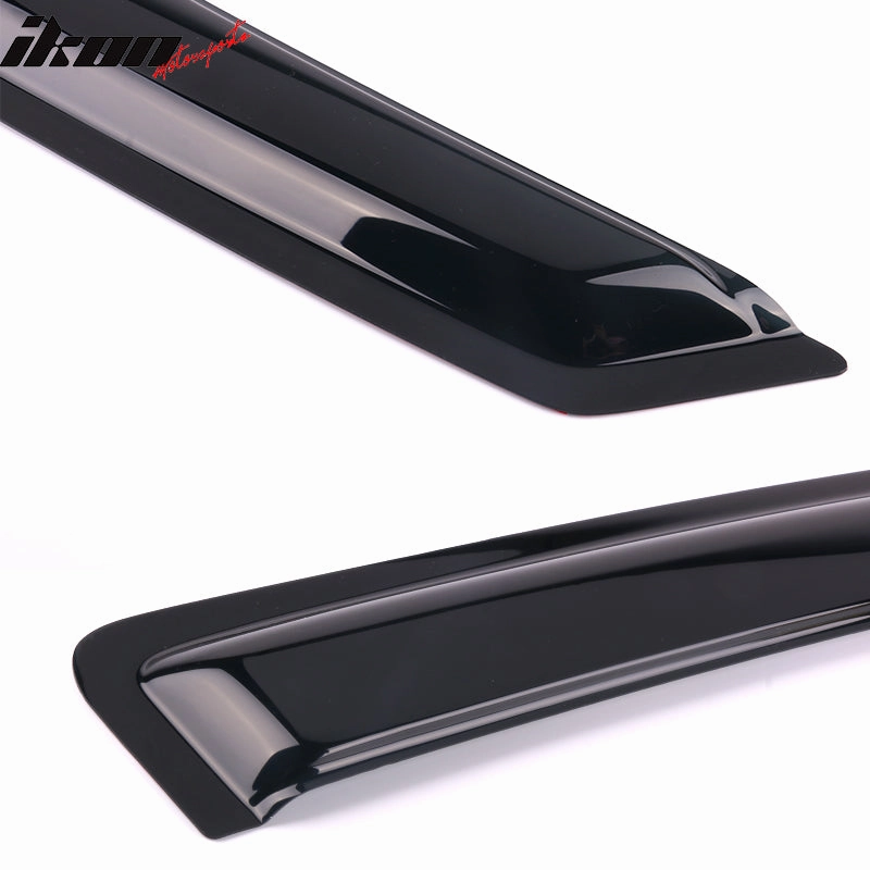 2004-2015 Nissan Titan Smoke Tinted Slim Style Visor Windows Acrylic