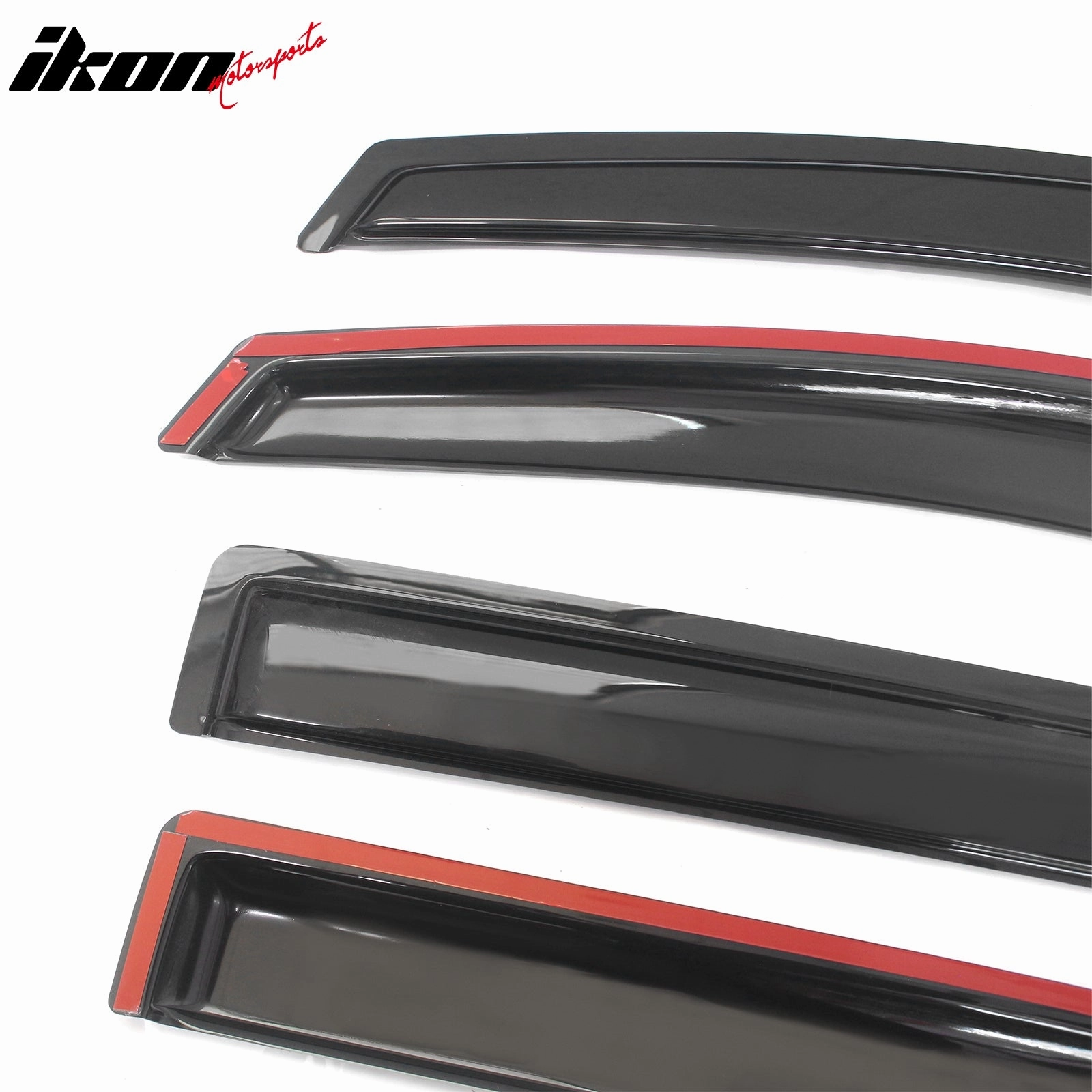 2004-2016 Nissan Armada Slim Style Smoke Visor Window Rain Guard Acryl