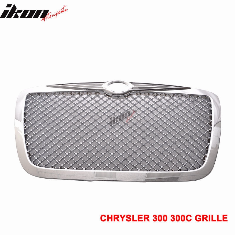 2005-2010 Chrysler 300C 300C Bently Mesh Style Grille With Emblem ABS