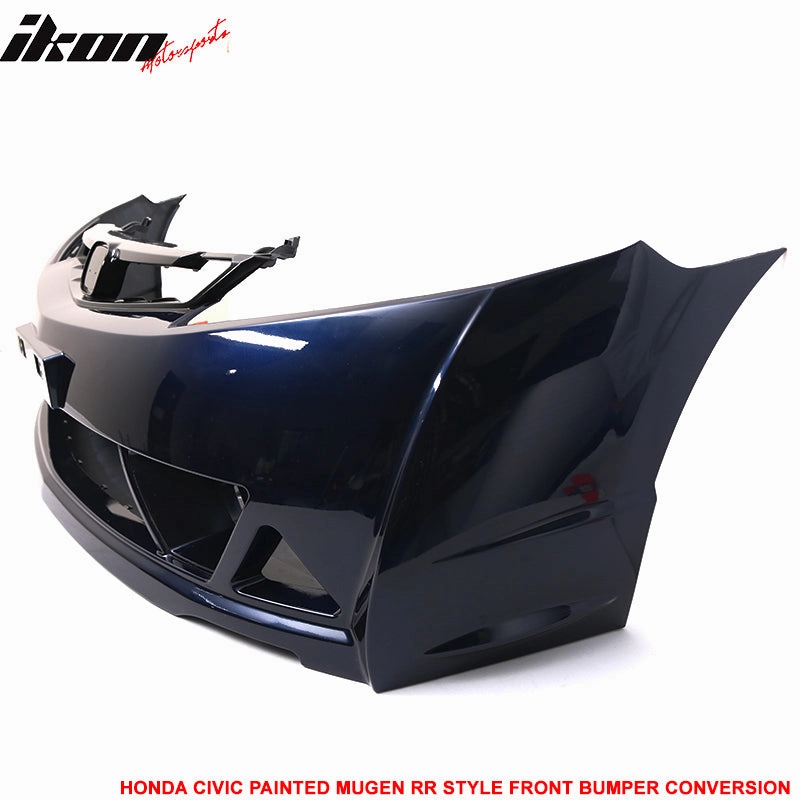 2006-2011 Honda Civic Mug Style Paint Royal Blue Pearl Front Bumper PP