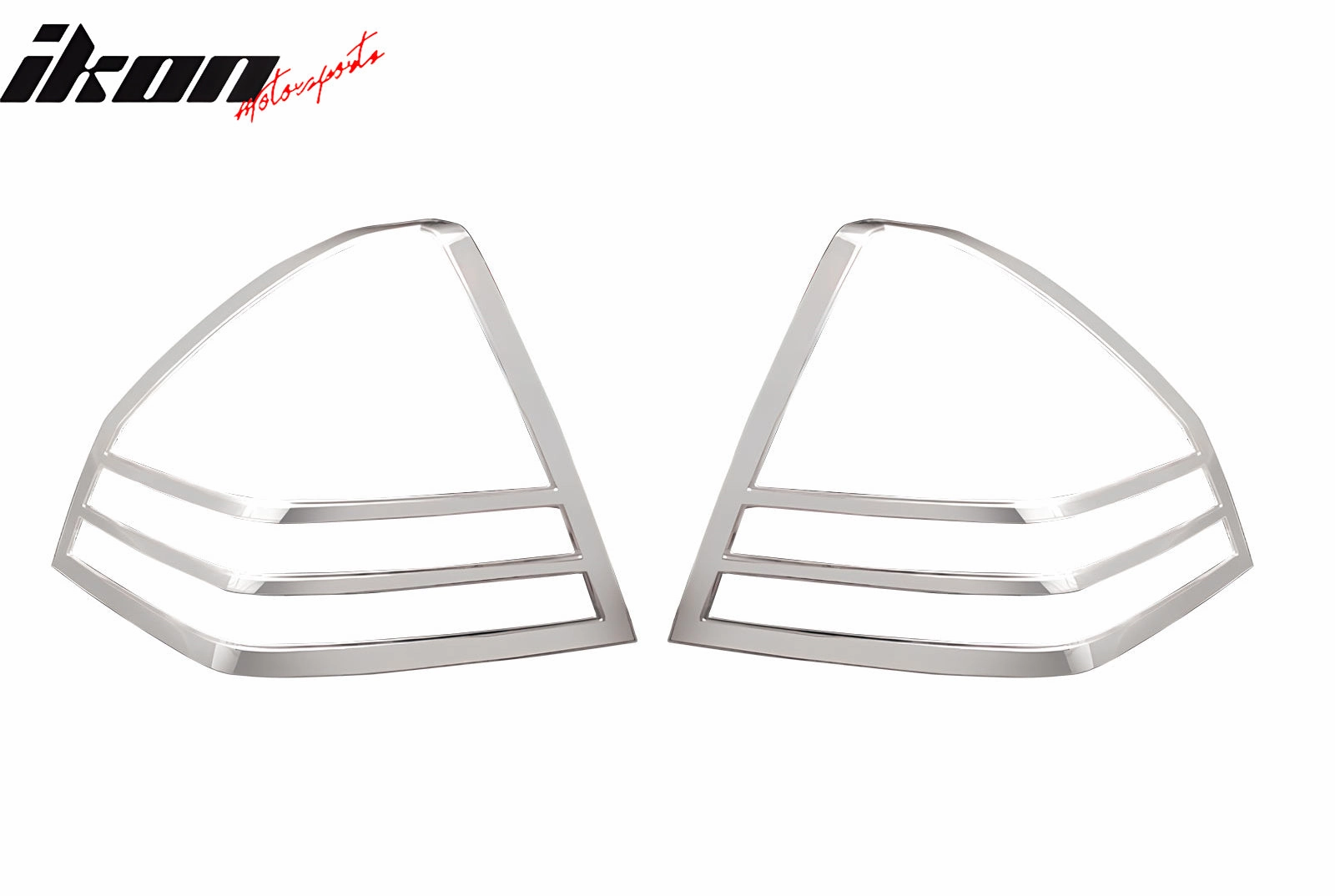 2006-2013 Chevrolet Impala Tail Light Bezels Cover Trim Chrome ABS 2PC