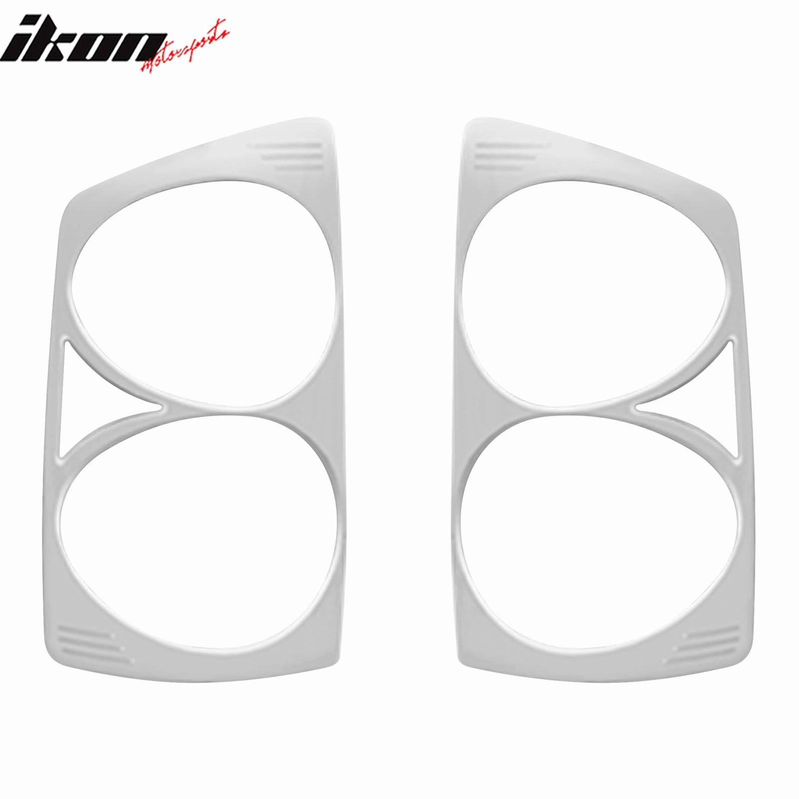 2007-2008 Dodge Ram Rear Taillight Lamps Frames Trim Chrome ABS 2PCS