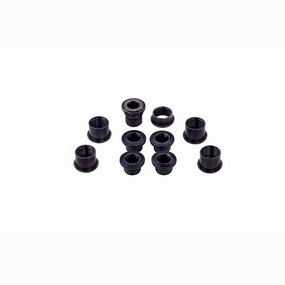 5-Arm Hidden Bolt Road Crank Chain Ring Bolt Kit 1x Crankset Steel BLK