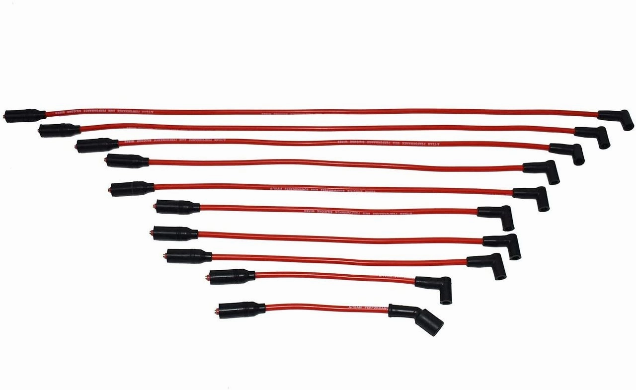 8.0 LT1 LT4 Optispark 8mm Spark Plug Wires Compatible with GM Chevy Pontiac Z28 Camaro Corvette Firebird Impala Caprice 1992-1997 5.7L 4.3L