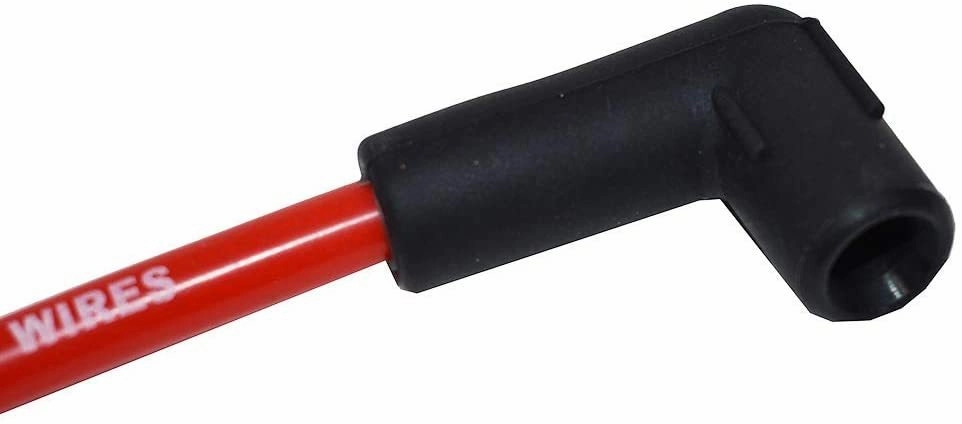 8.0mm Red Silicone Spark Plug Wires V6 V8 Compatible With Chevy Chevrolet GMC 4.3L 5.0L 5.7L TBI EFI