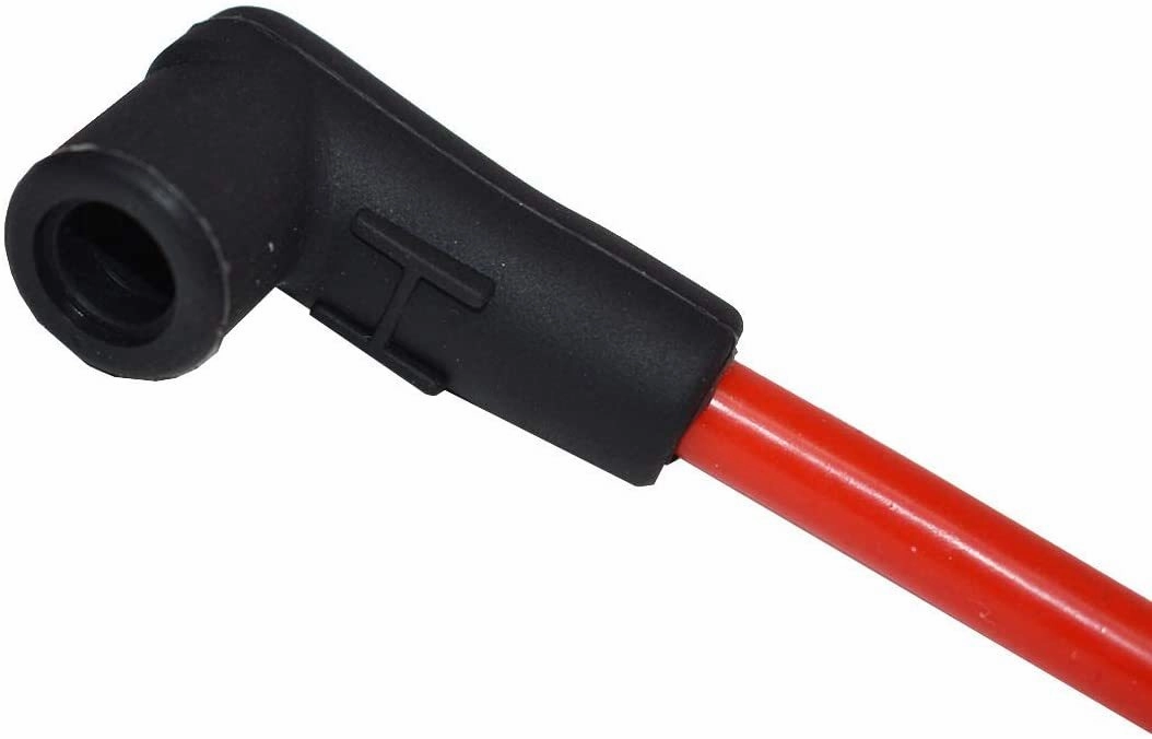 8.0mm Red Silicone Spark Plug Wires V6 V8 Compatible With Chevy Chevrolet GMC 4.3L 5.0L 5.7L TBI EFI