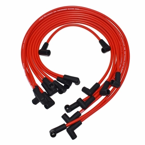 8.0mm Red Silicone Spark Plug Wires V6 V8 Compatible With Chevy Chevrolet GMC 4.3L 5.0L 5.7L TBI EFI