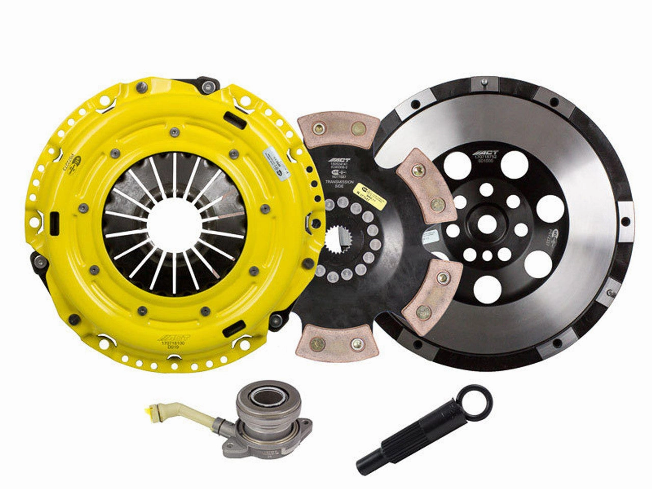 ACT Clutch Kit Dodge Caliber SRT-4 2.4L (2008-2009) Heavy Duty/Race Rigid - 4 or 6 Pad w/ Flywheel