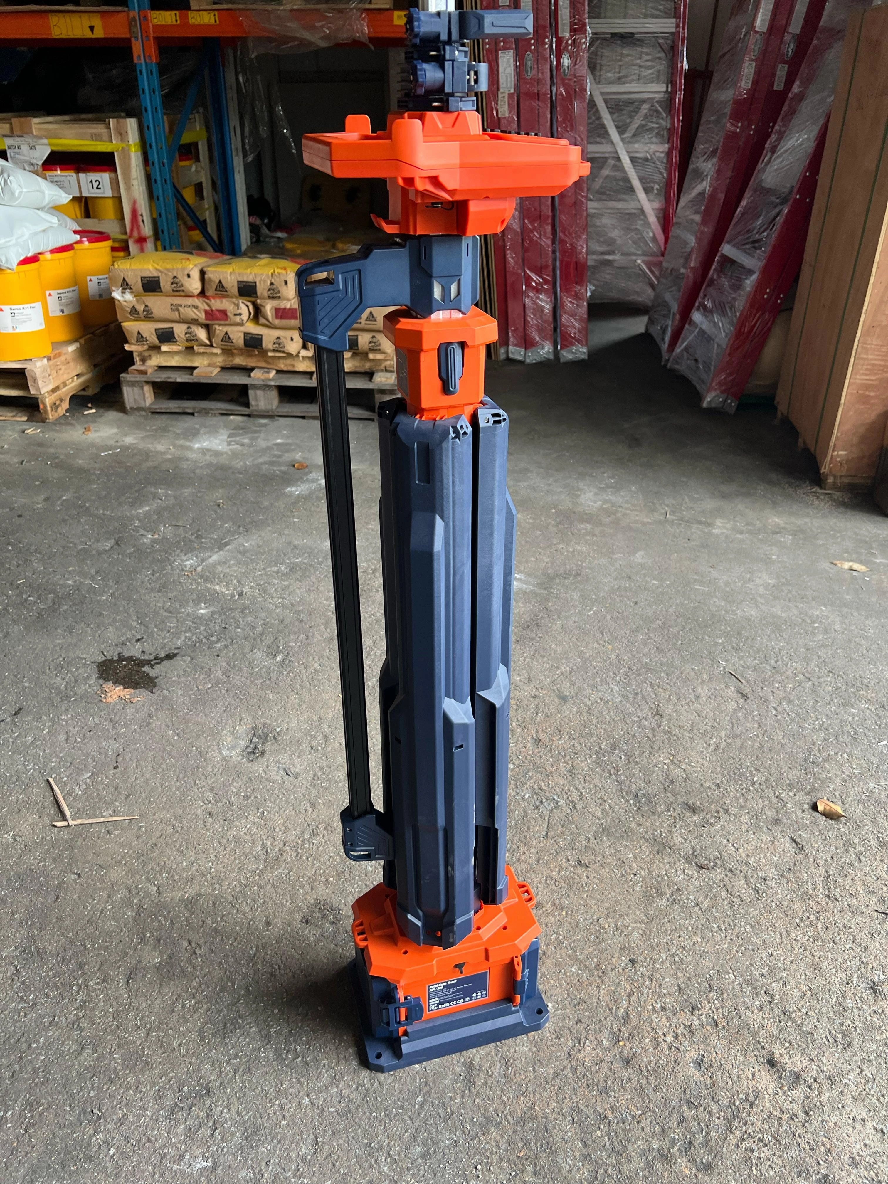 Aiko 3.3M Portable IP66 Li-ion Petal Tower Light (2X Small Battery, 1X Dual Bay Charger) | Model: APL-300-3.3M