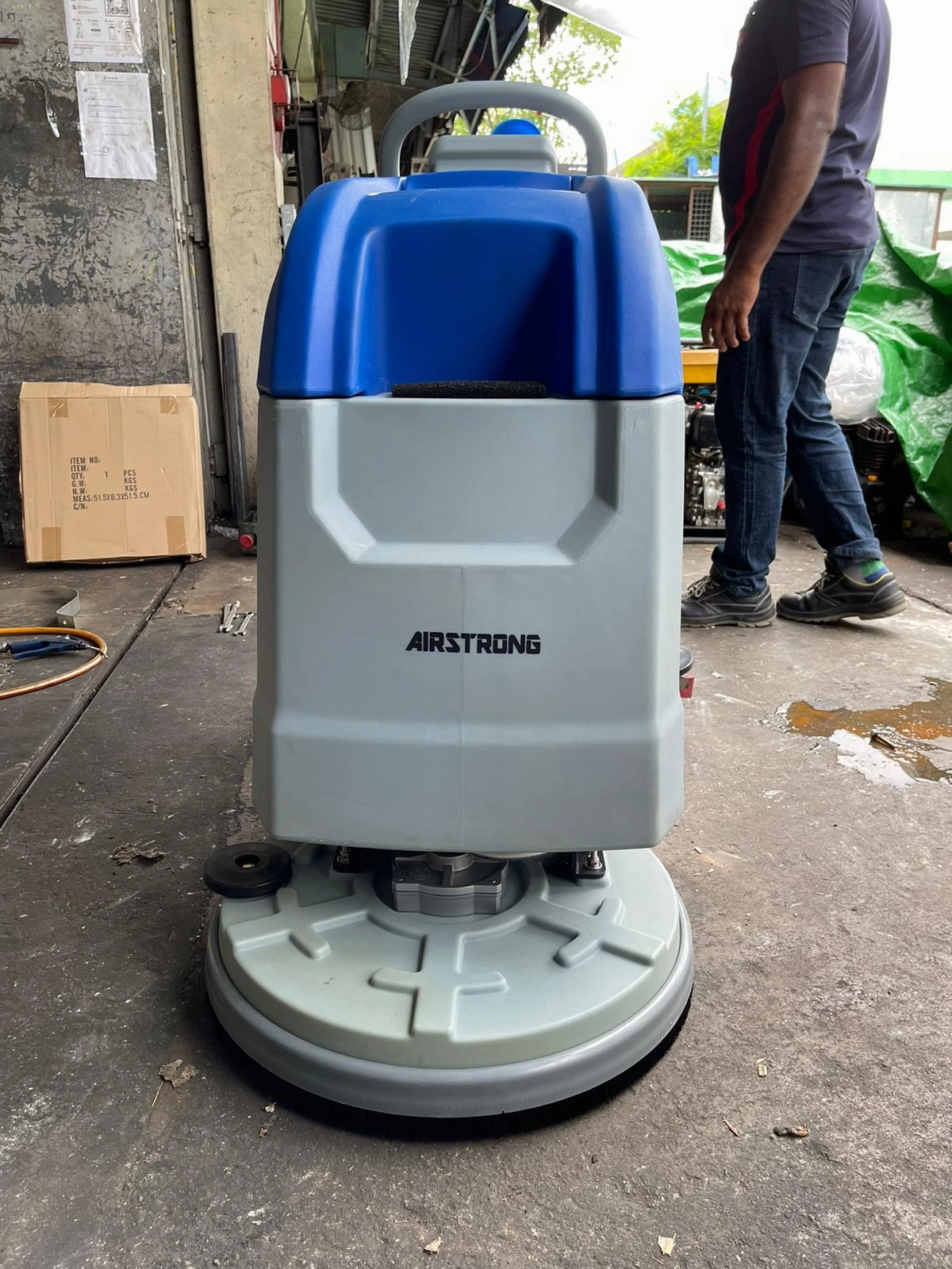 Airstrong 20" Walk Behind (Hand Push) Floor Scrubber / Dryer Machine | Model : XD50