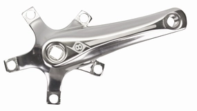 Alloy Crank Set 160mm 107 SQR JIS crankset silver