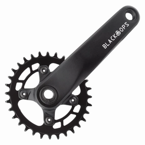 Alloy MTB 1x 175x32 24mm crankset black