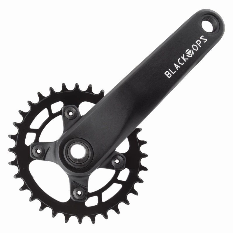 Alloy MTB 1x 175x32 24mm crankset black