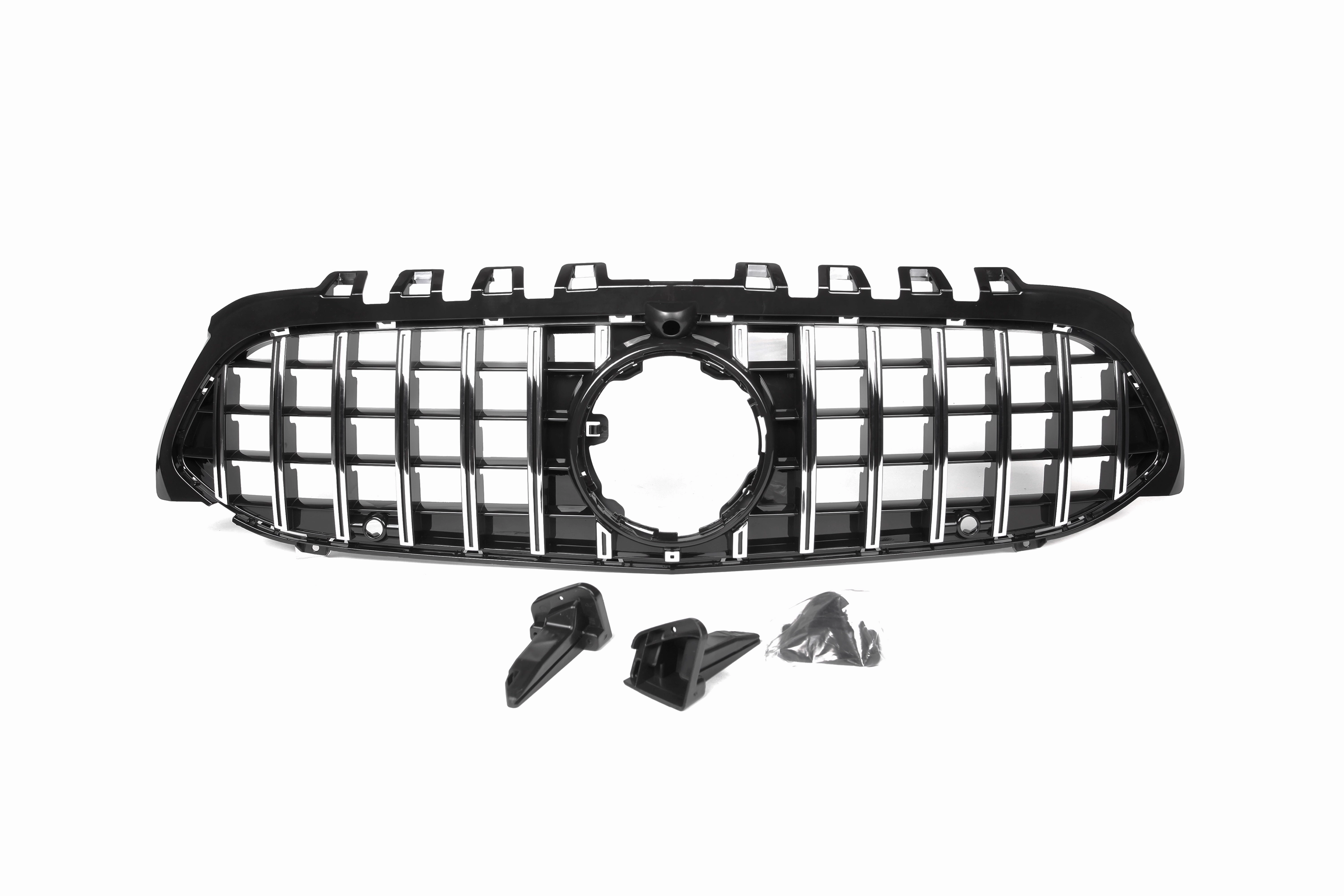 AMG Panamericana Style Grille for Mercedes-Benz A Class W177 Hatch / V177 Sedan 2019-2023 - Silver